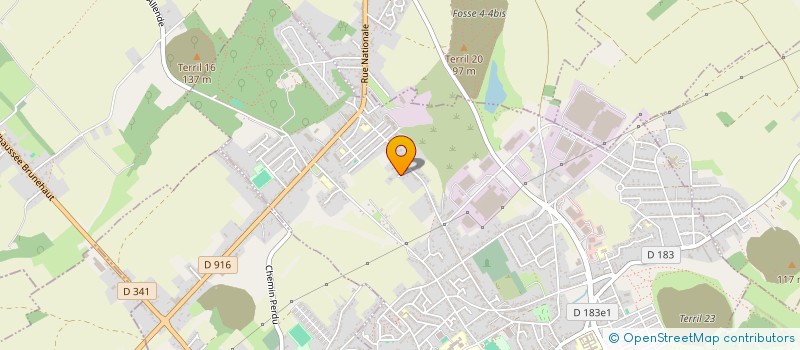 localisation de l'entreprise HK  AUCHEL