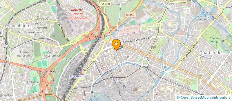 localisation de l'entreprise HK  STRASBOURG