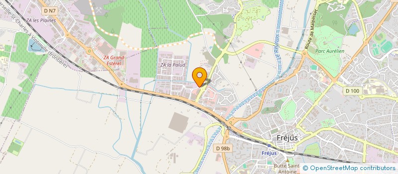 localisation de l'entreprise HK à FREJUS