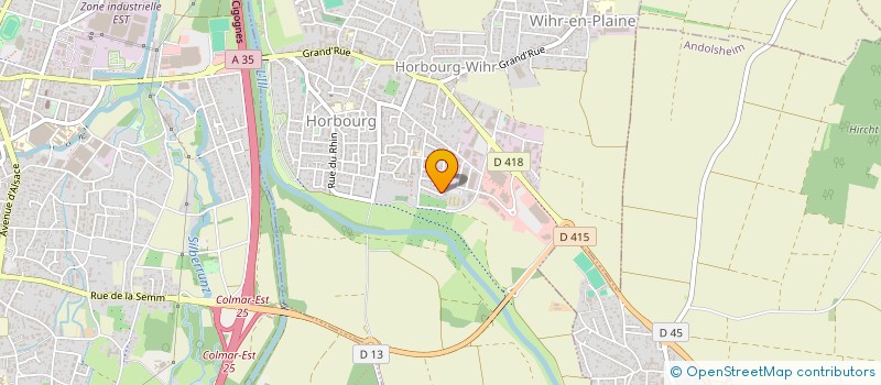 localisation de l'entreprise HK AMENAGEMENT  HORBOURG-WIHR