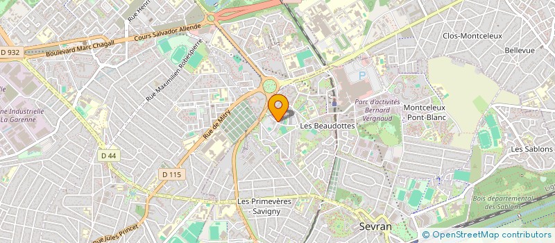 localisation de l'entreprise HK-ARCHITECTE à SEVRAN