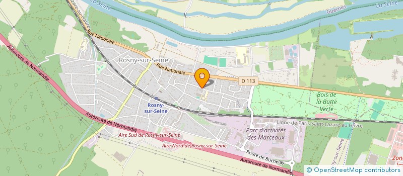 localisation de l'entreprise HK ASCENSEURS à ROSNY-SUR-SEINE