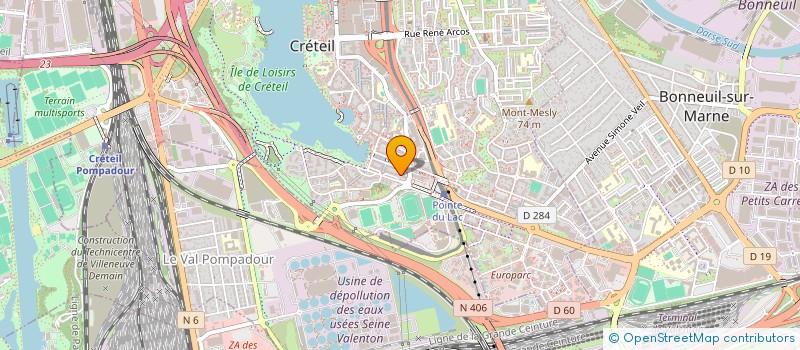 localisation de l'entreprise HK AUTO  CRETEIL