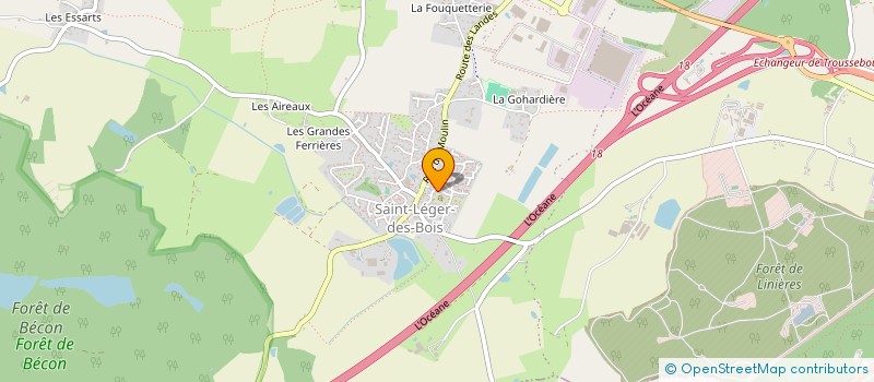 localisation de l'entreprise HK AVENIR IMMOBILIER  SAINT-LEGER-DE-LINIERES