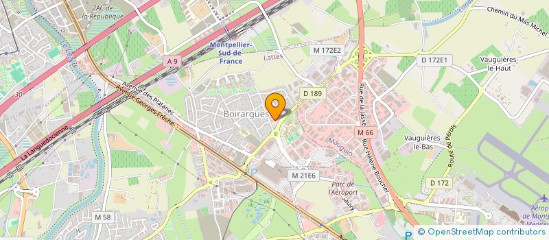 localisation de l'entreprise HK BARBER 2 à LATTES