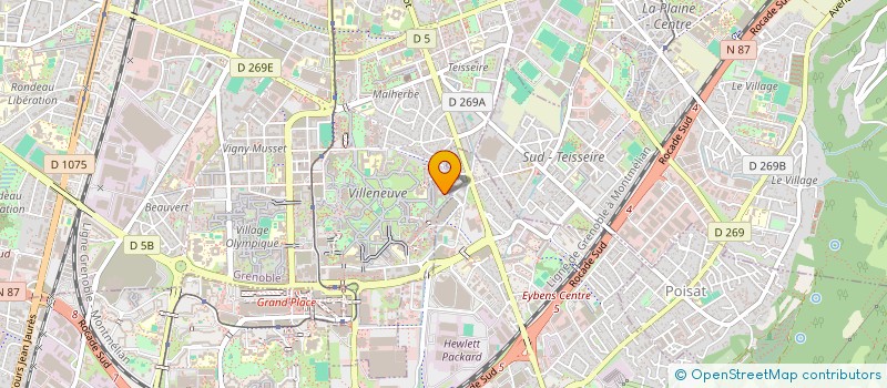 localisation de l'entreprise HK BATIMENT  GRENOBLE