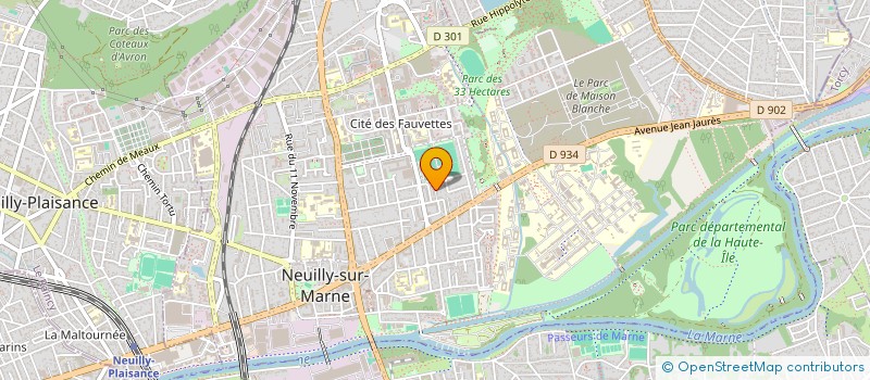 localisation de l'entreprise HK BTP à NEUILLY-SUR-MARNE