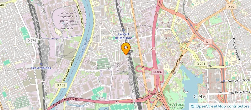 localisation de l'entreprise HK CONCEPT à ALFORTVILLE