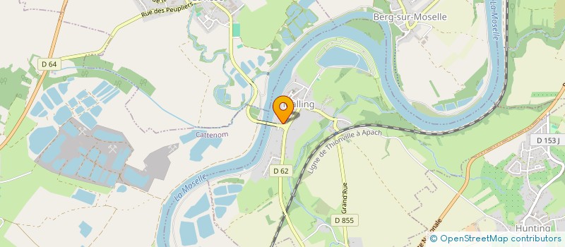 localisation de l'entreprise HK DISTRIBUTIONS  MALLING