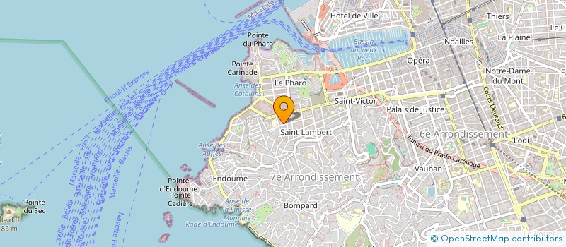 localisation de l'entreprise HK ESTHETIQUE à MARSEILLE