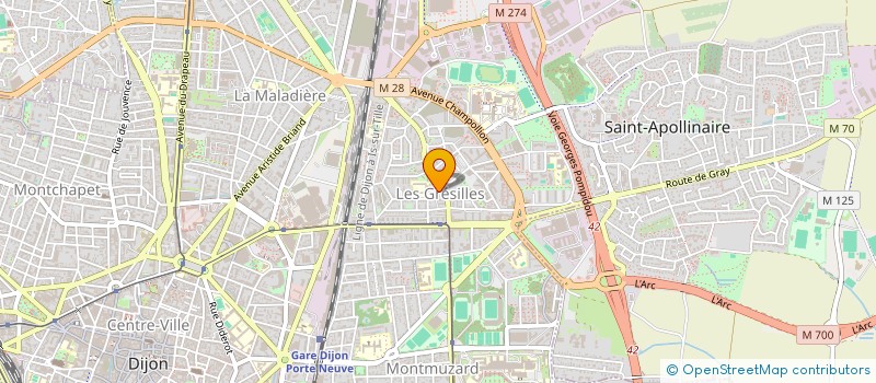 localisation de l'entreprise HK EXPERTISE à DIJON