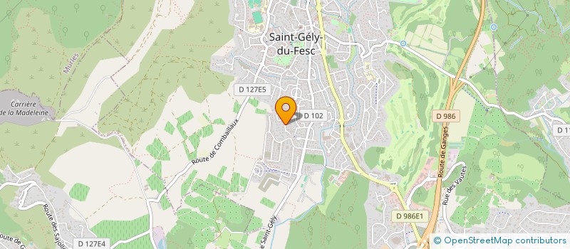 localisation de l'entreprise HK FAMILY  SAINT-GELY-DU-FESC