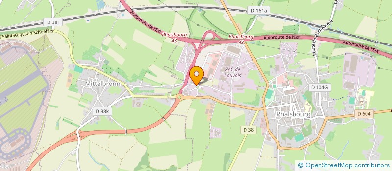 localisation de l'entreprise HK FREIGHT EUROPE à PHALSBOURG