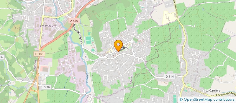 localisation de l'entreprise HK GRANULE  VOURLES