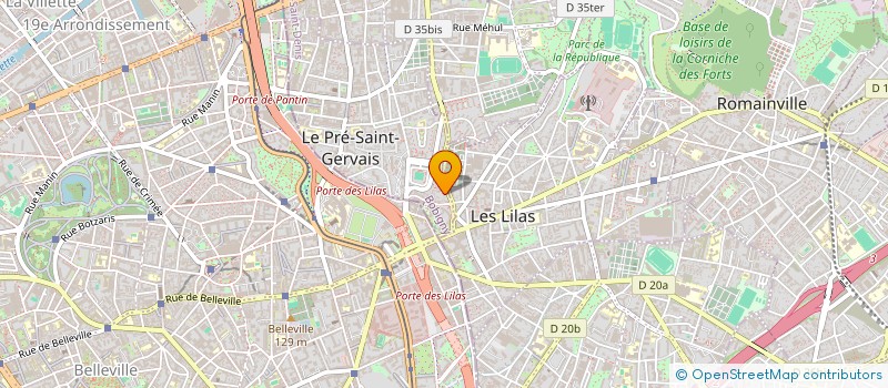 localisation de l'entreprise HK HOLDING à LE PRE-SAINT-GERVAIS