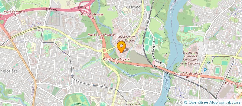 localisation de l'entreprise HK HOLDING à LA CHAPELLE-SUR-ERDRE
