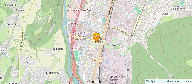 localisation de l'entreprise HK IMMO  LE PONT-DE-CLAIX