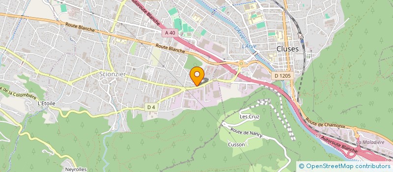 localisation de l'entreprise HK IMMO  SCIONZIER