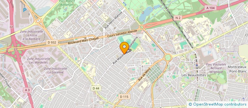 localisation de l'entreprise HK IMMOBILIER à AULNAY-SOUS-BOIS