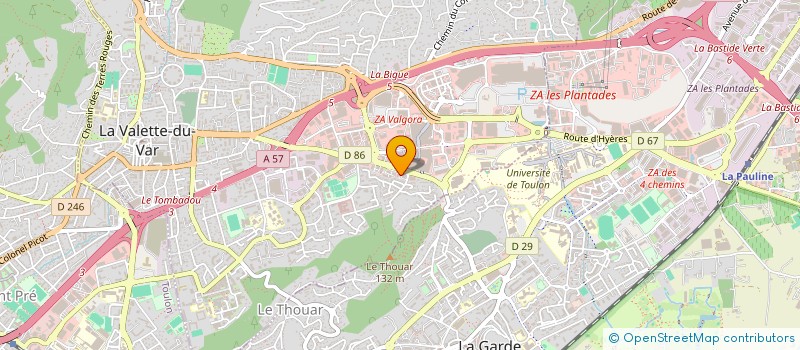 localisation de l'entreprise HK KEBAB AVENUE à LA VALETTE-DU-VAR
