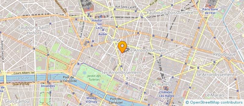 localisation de l'entreprise HK LOUVRE  PARIS