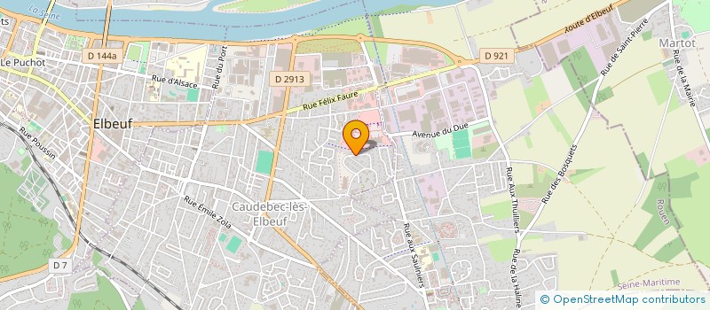 localisation de l'entreprise HK&M TRANSPORT  CAUDEBEC-LES-ELBEUF