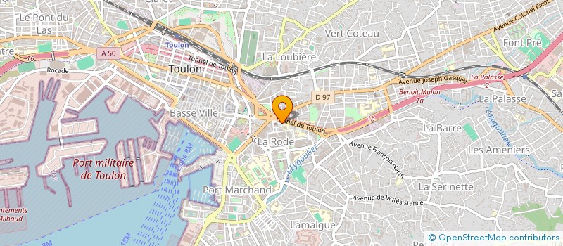 localisation de l'entreprise HK MESSIDOR  TOULON