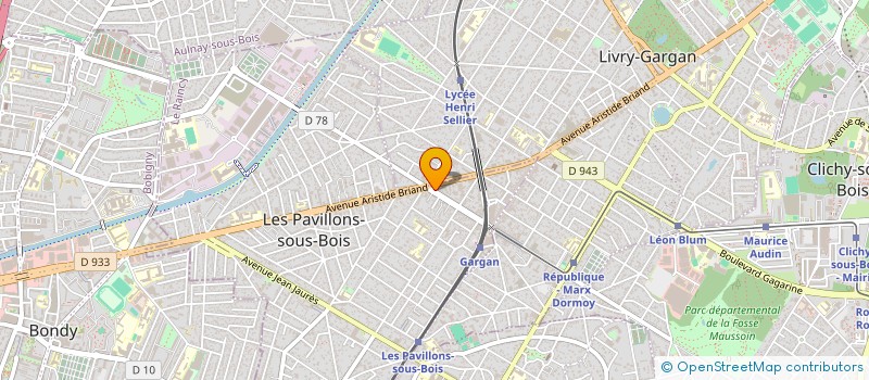 localisation de l'entreprise HK MULTI SERVICES  LES PAVILLONS-SOUS-BOIS