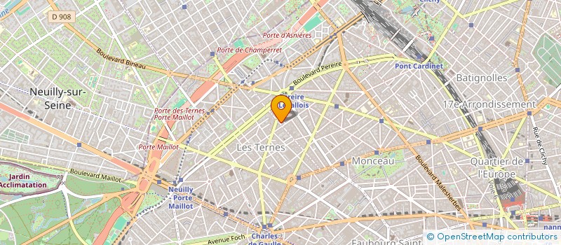 localisation de l'entreprise HK NRGIE  ASNIERES-SUR-SEINE