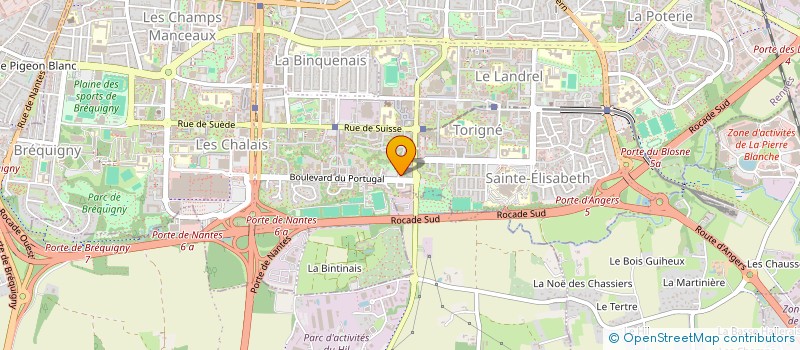 localisation de l'entreprise HK OUEST  RENNES