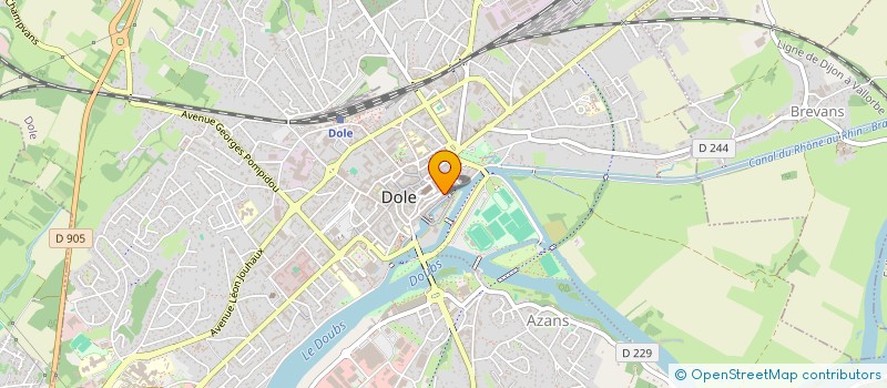 localisation de l'entreprise HK PEINTURE 39 à FOUCHERANS