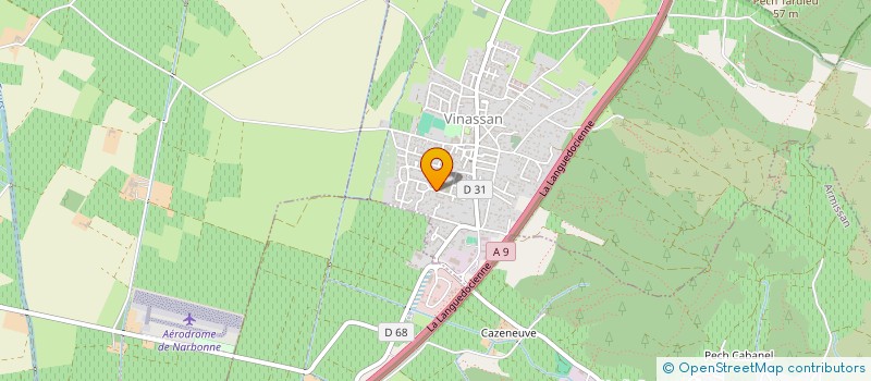 localisation de l'entreprise HK PRODUCTION  VINASSAN