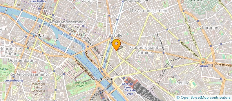 localisation de l'entreprise HK RESEAUX à PARIS