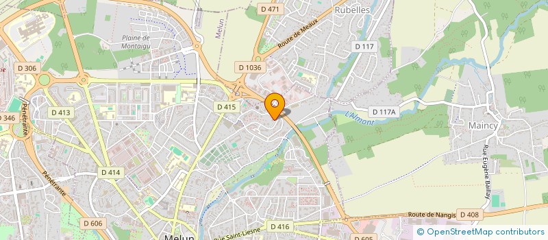 localisation de l'entreprise HK SERVICES à MELUN