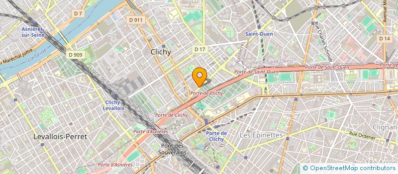 localisation de l'entreprise HK SYSTEME à CLICHY