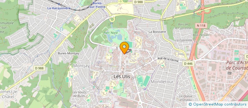 localisation de l'entreprise HK-TECH SAS à LES ULIS