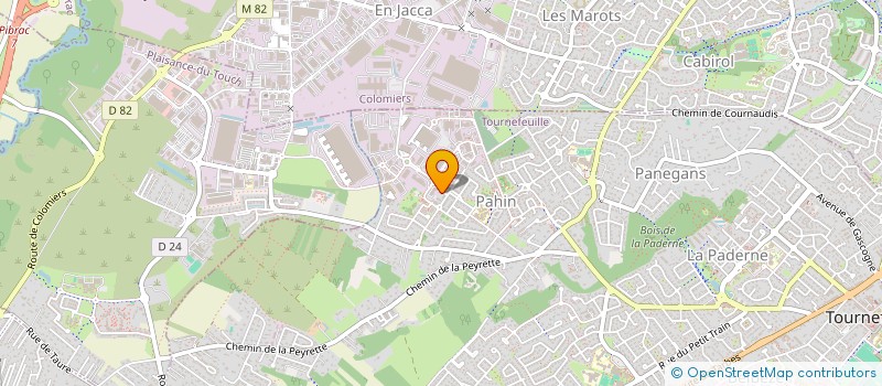 localisation de l'entreprise HK TRANSPORT  TOURNEFEUILLE