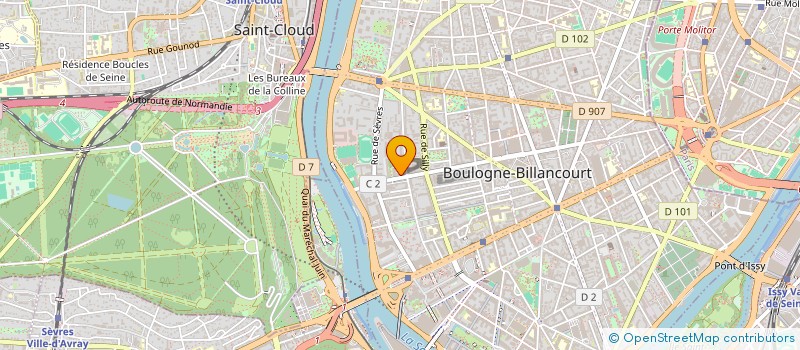 localisation de l'entreprise HKA PARTNERS  BOULOGNE-BILLANCOURT