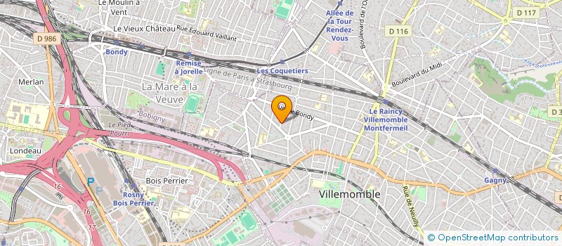 localisation de l'entreprise HKDK à VILLEMOMBLE