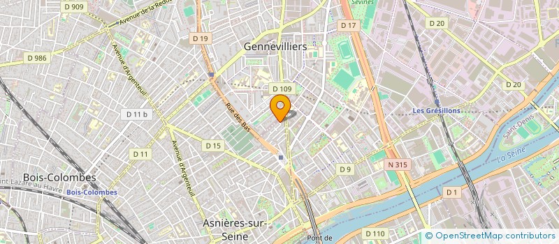 localisation de l'entreprise HKE CONSEIL à ASNIERES-SUR-SEINE