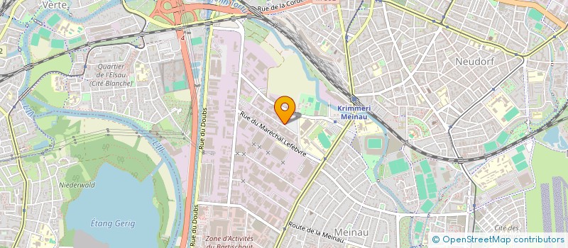 localisation de l'entreprise HKG TRANSACTION  STRASBOURG