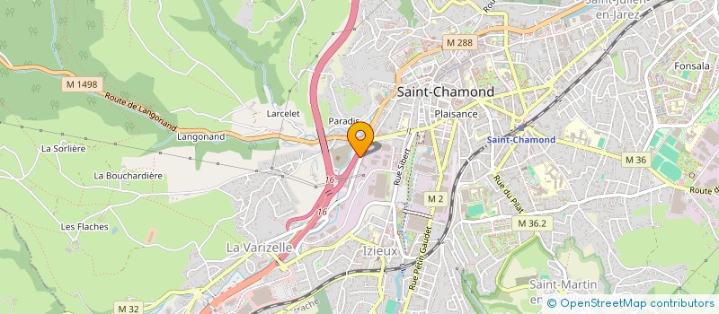 localisation de l'entreprise HKI  SAINT-CHAMOND