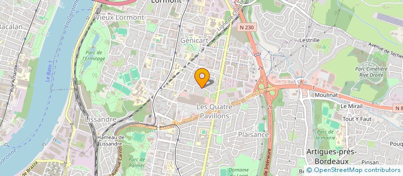 localisation de l'entreprise HKIMMO  LORMONT