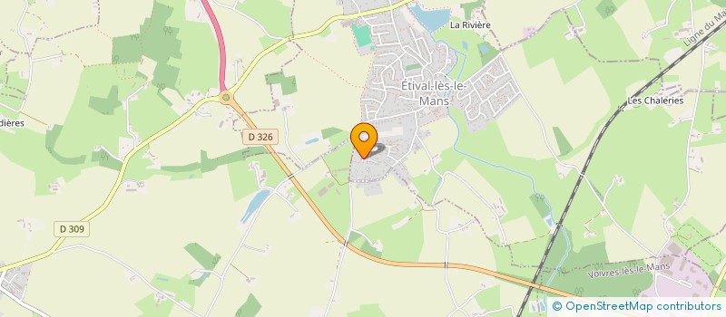 localisation de l'entreprise HKIMPORT  ETIVAL-LES-LE-MANS