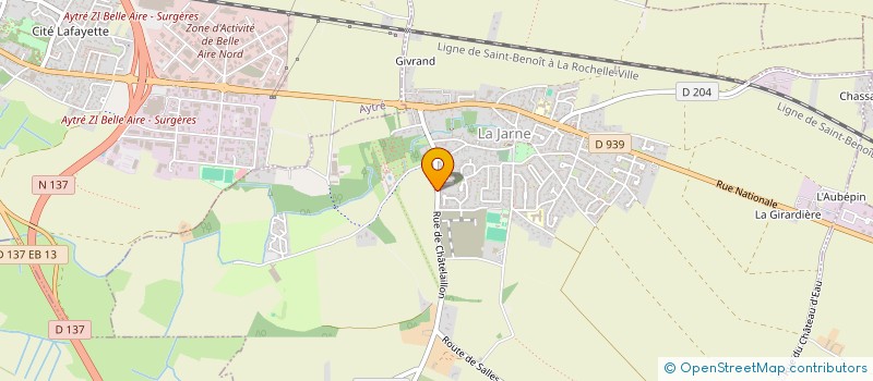 localisation de l'entreprise HKJ  LA JARRIE