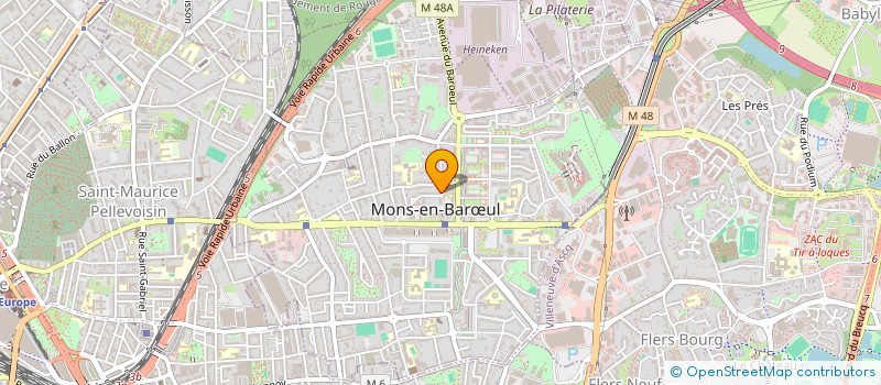 localisation de l'entreprise HKM  MONS-EN-BARUL