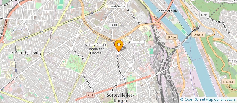 localisation de l'entreprise HKM COIFFURE à SOTTEVILLE-LES-ROUEN