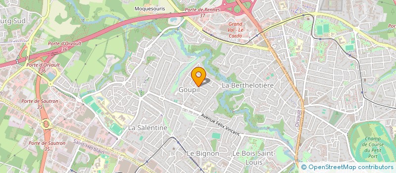 localisation de l'entreprise HKM INVEST à ORVAULT