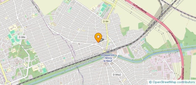 localisation de l'entreprise HKN DISTRIBUTION  MITRY-MORY