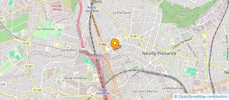 localisation de l'entreprise HKN TECH CONSULTING  ROSNY-SOUS-BOIS